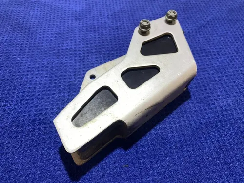 1999 Suzuki RM250 Chain Guide Guard Protector Slide OEM Silver Swingarm RM 250