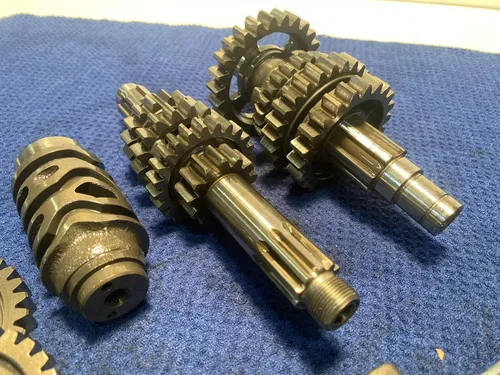 99-02 KAWASAKI KX125 KX 125 OEM ENGINE TRANSMISSION TRANNY ASSEMBLY GEARS 2002