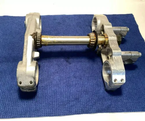 2000 Yamaha YZ 250 Front Fork Clamps Upper & OEM Lower Triple Tree ASSEMBLY