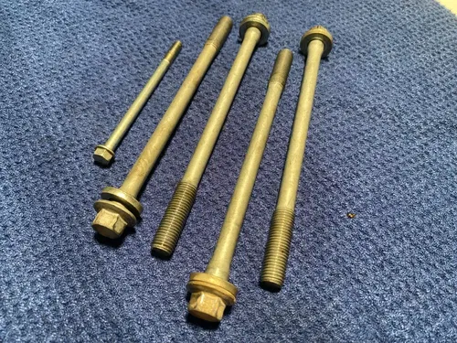 2012 HONDA CRF450R ENGINE MOTOR CYLINDER HEAD BOLTS WITH WASHERS 90001-MEN-A30