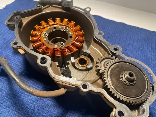 2005 KTM 950 ADVENTURE OEM COMPLETE BOTTOM END ASSEMBLY CASES & CRANK RUNNING