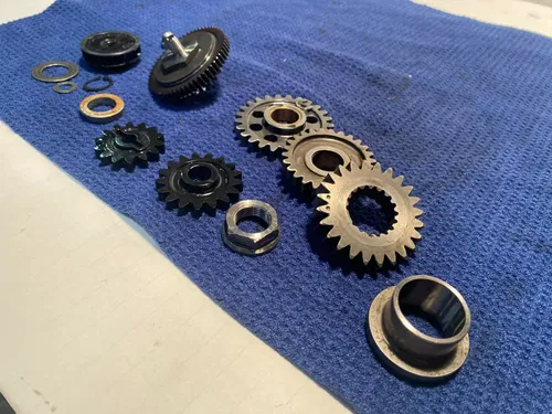 2015 KTM 350 EXC-F OEM BOTTOM END GEARS OEM KTM GEARS BOTTOM END ASSEMBLY KTM