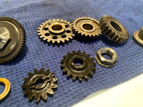 2015 KTM 350 EXC-F OEM BOTTOM END GEARS OEM KTM GEARS BOTTOM END ASSEMBLY KTM