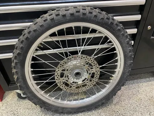 02-12 YAMAHA YZ125 YZ250 YZ450F YZ250F EXCEL 21" FRONT WHEEL RIM HUB TIRE YZ125