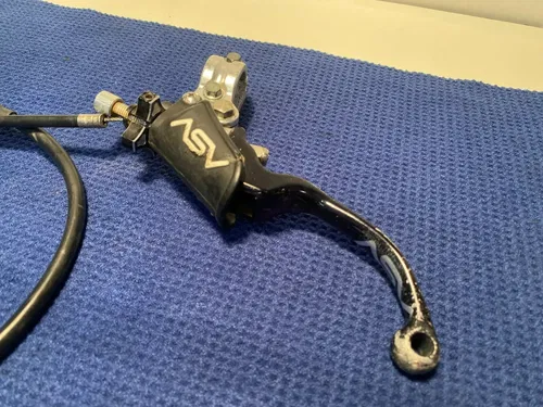 2000 KAWASAKI KX125 CLUTCH CABLE ASSEMBLY AND ASV LEVER WITH PERCH KAWASAKI KX