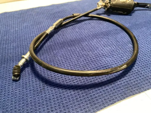 2000 KAWASAKI KX125 CLUTCH CABLE ASSEMBLY AND ASV LEVER WITH PERCH KAWASAKI KX