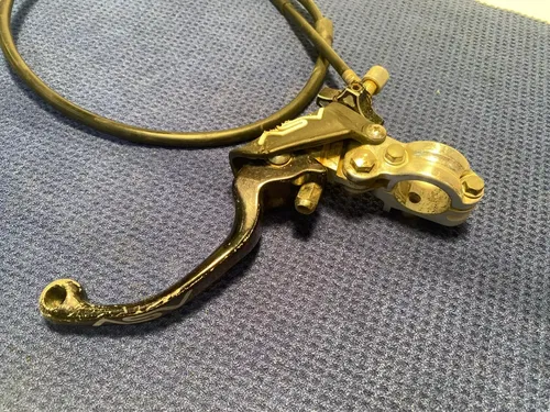 2000 KAWASAKI KX125 CLUTCH CABLE ASSEMBLY AND ASV LEVER WITH PERCH KAWASAKI KX