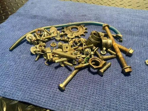 2015 YZ125 OEM YAMAHA MISC FRAME HARDWEAR BOLTS YAMAHA YZ125 OEM HARDWEAR