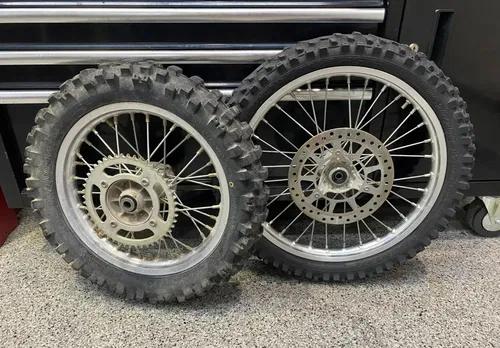 2002-2018 Yamaha YZ85 FRONT & REAR Full Wheel Assembly's OEM YAMAHA YZ WHEELS #1