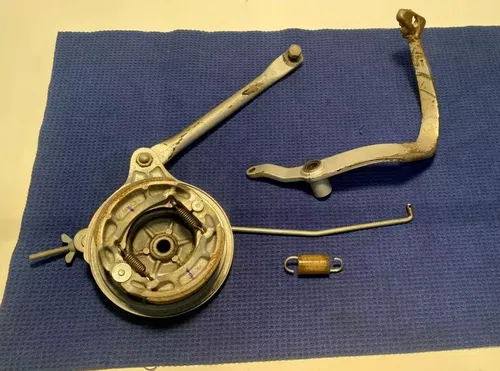 2006- KLX Kawasaki KLX110 Clean REAR Brake Panel DRUM REAR BRAKE ASSEMBLY OEM