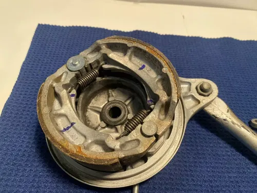 2006- KLX Kawasaki KLX110 Clean REAR Brake Panel DRUM REAR BRAKE ASSEMBLY OEM