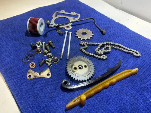 2008 KLX110 OEM KAWASAKI MISC TOP END MOTOR HARDWEAR CAM CHAIN GUIDES GEAR ETC