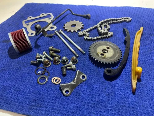 2008 KLX110 OEM KAWASAKI MISC TOP END MOTOR HARDWEAR CAM CHAIN GUIDES GEAR ETC
