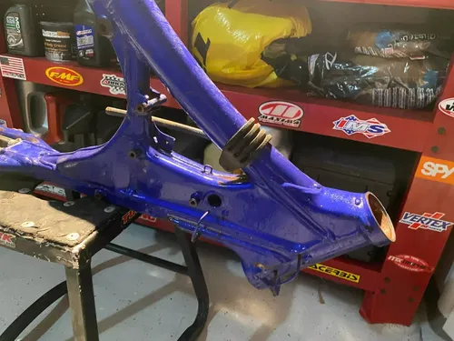 2004 YZ250F Frame OEM Main Frame Chassis Blue Yamaha YZ250 YAMAHA
