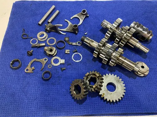 96-00 1999 RM250 RM 250 OEM Transmission Main Counter Shaft Gears Gear Box Shift
