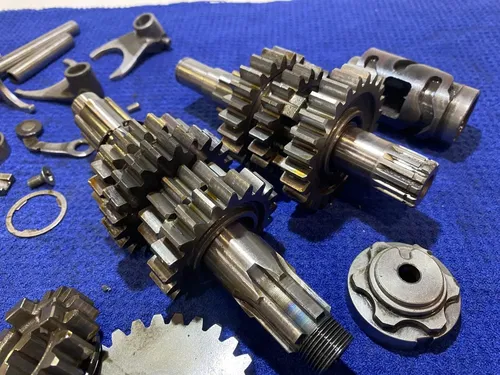 96-00 1999 RM250 RM 250 OEM Transmission Main Counter Shaft Gears Gear Box Shift