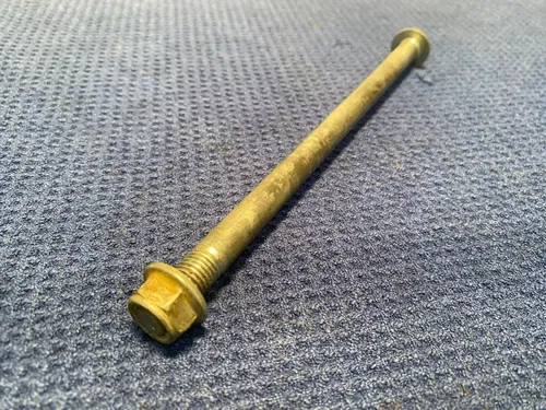 2006 KAWASAKI KLX 110 OEM FRONT AXEL ASSEMBLY OEM KAWASAKI KLX110 AXEL FRONT KLX