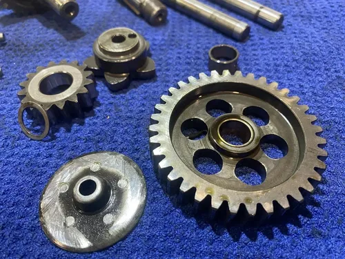 02-09 Kawasaki KLX110 OEM ENGINE TRANSMISSION TRANNY ASSEMBLY GEARS SHIFT DRUM 6
