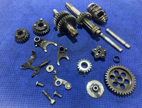 02-09 Kawasaki KLX110 OEM ENGINE TRANSMISSION TRANNY ASSEMBLY GEARS SHIFT DRUM 6