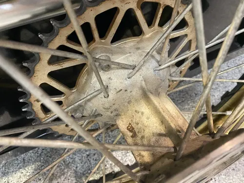 1996 - 2000 Suzuki RM125 RM250 Rear Wheel Rim Hub Tire ASSEMBLY TAKASAGO EXCEL