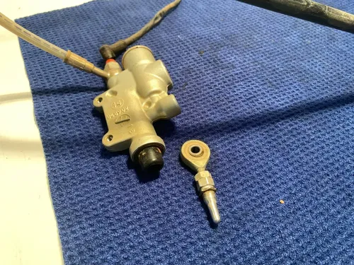 KTM 350 EXC-F OEM BREMBO FULL REAR BRAKE ASSEMBLY MASTER CYLINDER CALIPER 2015