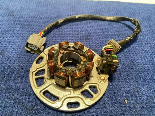 01-02 KAWASAKI KX125 OEM GOOD STATOR MAGNETO GENERATOR ALTERNATOR HARNESS 2002