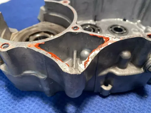 2000 KAWASAKI 98-00 KX100 KX80 OEM RIGHT ENGINE MOTOR CRANKCASE CRANK CASE OEM