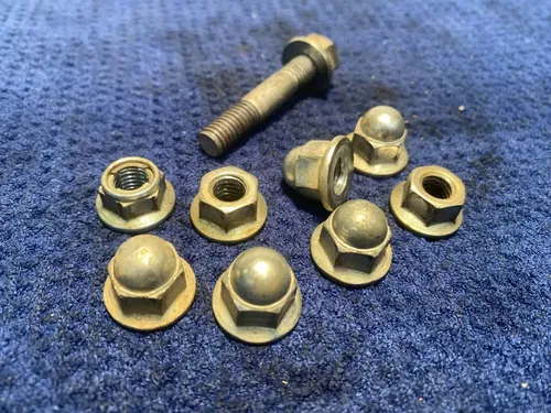 2002 KAWASAKI KX125 CYLINDER HEAD NUTS AND CYLINDER BOLT ASSEMBLY 2002 KX 125 02