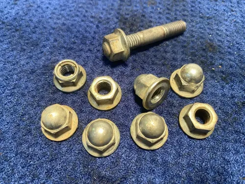 2002 KAWASAKI KX125 CYLINDER HEAD NUTS AND CYLINDER BOLT ASSEMBLY 2002 KX 125 02