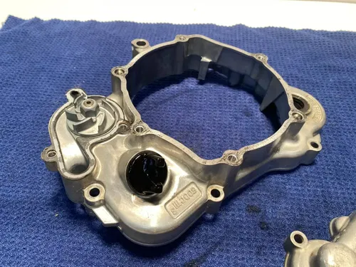 02-18 2003 YZ85 YZ 85 OEM Inner Outer Clutch Cover Water Pump Right Case Housing