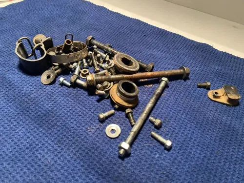 1999 OEM SUZUKI RM250 MISC FRAME HARDWEAR OEM BOLTS WASHERS PINS MISC RM250