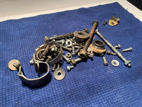 1999 OEM SUZUKI RM250 MISC FRAME HARDWEAR OEM BOLTS WASHERS PINS MISC RM250