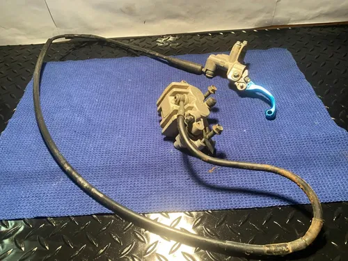 2004 YZ125 Front Brake Assembly OEM Caliper Hose Yamaha YZ 125