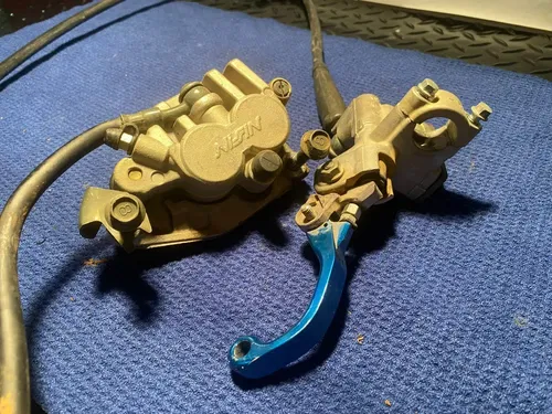 2004 YZ125 Front Brake Assembly OEM Caliper Hose Yamaha YZ 125