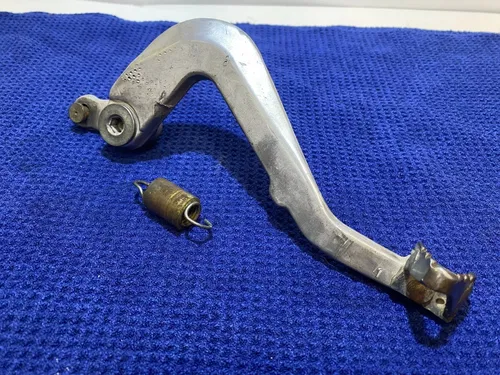 2007 06-13 Kawasaki KX85 KX 85 / Original OEM Nice REAR BRAKE LEVER WITH SPRING