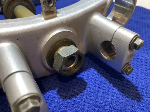 2001 01-03 Yamaha YZ125 YZ 125 OEM Triple Tree Clamp Steering Stem Upper Lower