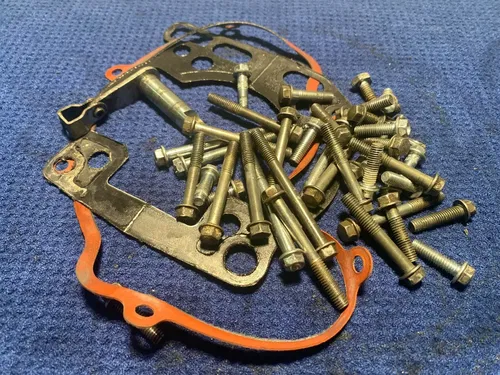 1999 99 RM250 MISC OEM SUZUKI MOTOR HARDWEAR BOLTS WASHERS SPROKET OEM BOLTS