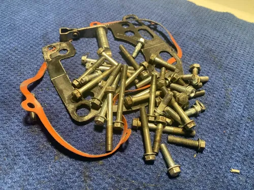 1999 99 RM250 MISC OEM SUZUKI MOTOR HARDWEAR BOLTS WASHERS SPROKET OEM BOLTS