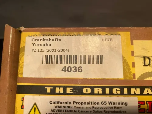 2003 YZ125 Crankshaft HOTRODS Engine Bottom End REBIULD KIT Crank Shaft Gear NEW