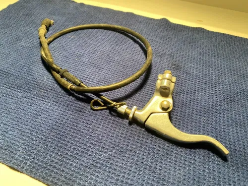 2002 KAWASAKI KX85 CLUTCH CABLE AND CLUTCH LEVER OEM KAWASAKI KX85 CLUTCH CABLE