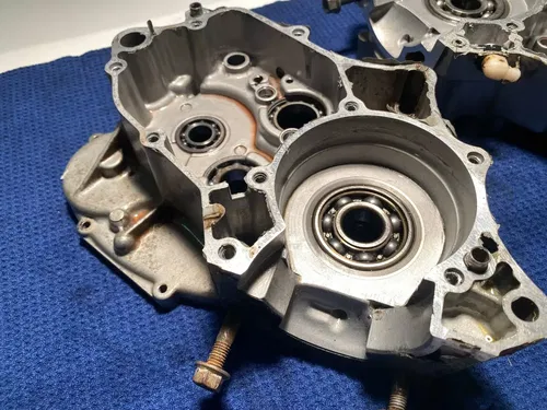 2002 KAWASAKI KX100 KX85 OEM LEFT RIGHT ENGINE MOTOR CRANKCASE CRANK CASES OEM