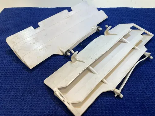 OEM HONDA CR 125 RADIATOR GUARDS LOUVERS OEM HONDA CR 125 RADIATOR GUARDS CR 125