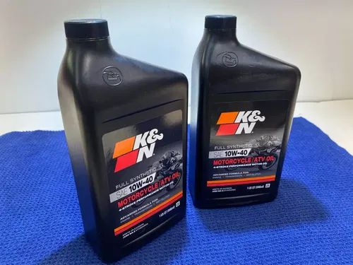 K&N Synthetic Engine Oil 10W40 1 U.S. Quart Pack of two K&N Motor Synthetic Oil