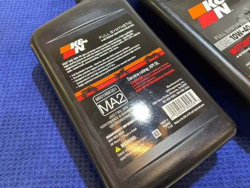 K&N Synthetic Engine Oil 10W40 1 U.S. Quart Pack of two K&N Motor Synthetic Oil