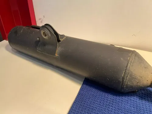2003 Yamaha TTR 125 TTR125 125LE EXHAUST PIPE ASSEMBLY PIPE GUARD OEM YAMAHA #2