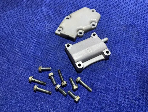 2002 KAWASAKI KX125 OEM POWER VALVE GOVERNOR CYLINDER SIDE COVERS 14091-1498 KX