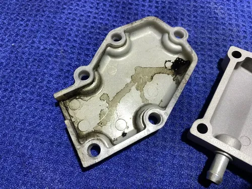 2002 KAWASAKI KX125 OEM POWER VALVE GOVERNOR CYLINDER SIDE COVERS 14091-1498 KX