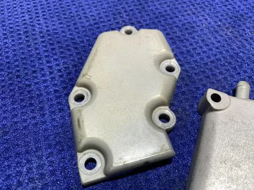 2002 KAWASAKI KX125 OEM POWER VALVE GOVERNOR CYLINDER SIDE COVERS 14091-1498 KX