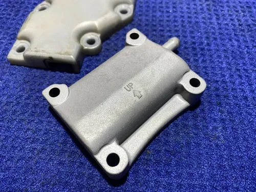 2002 KAWASAKI KX125 OEM POWER VALVE GOVERNOR CYLINDER SIDE COVERS 14091-1498 KX