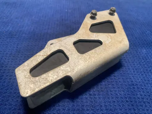 2000 Suzuki RM125 Chain Guide Guard Protector Slide OEM Silver Swingarm RM 125
